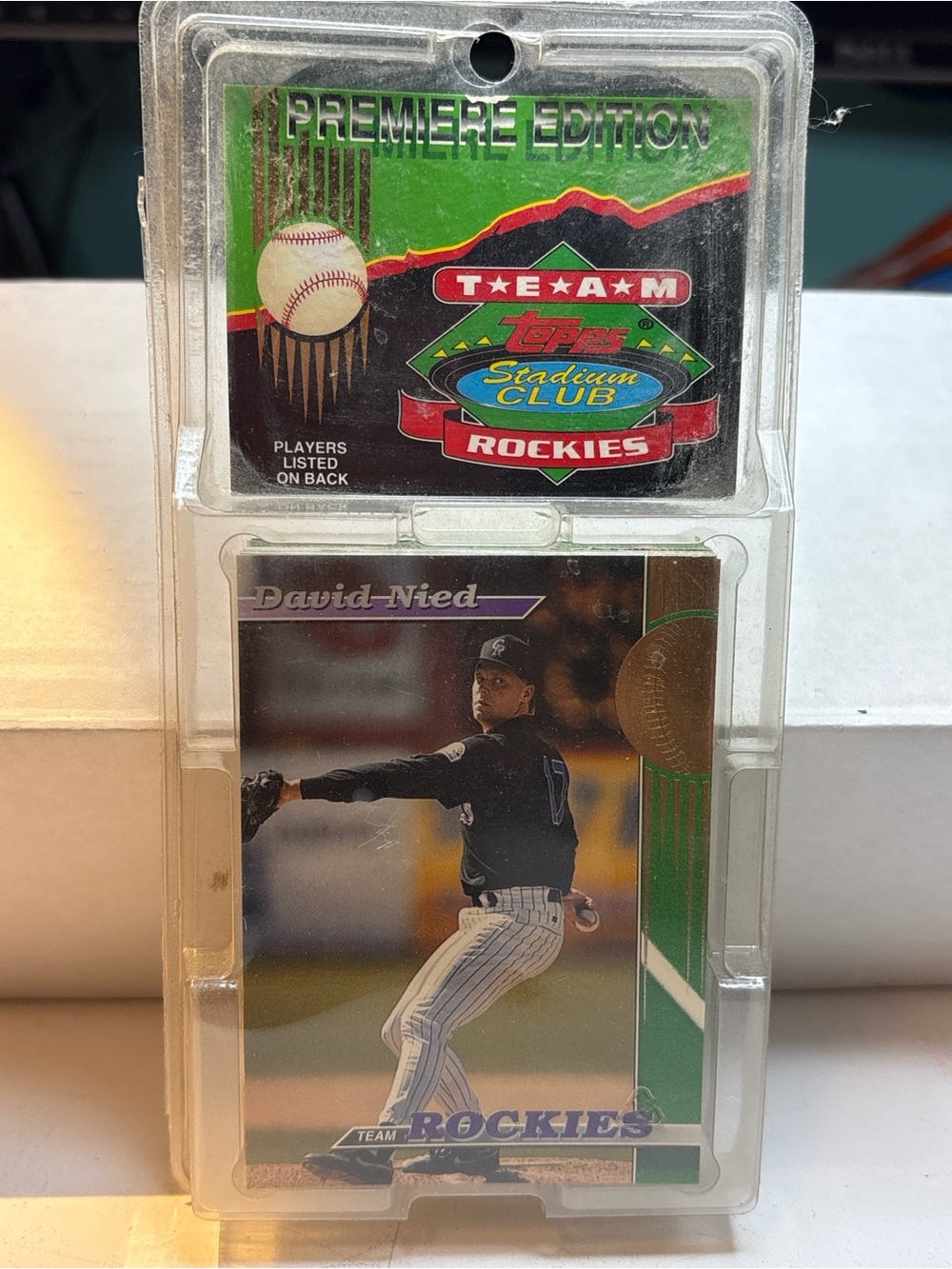 Vintage 1993 Colorado Rockies Topps Stadium Club Team Set Sealed - Picture 3 of 3